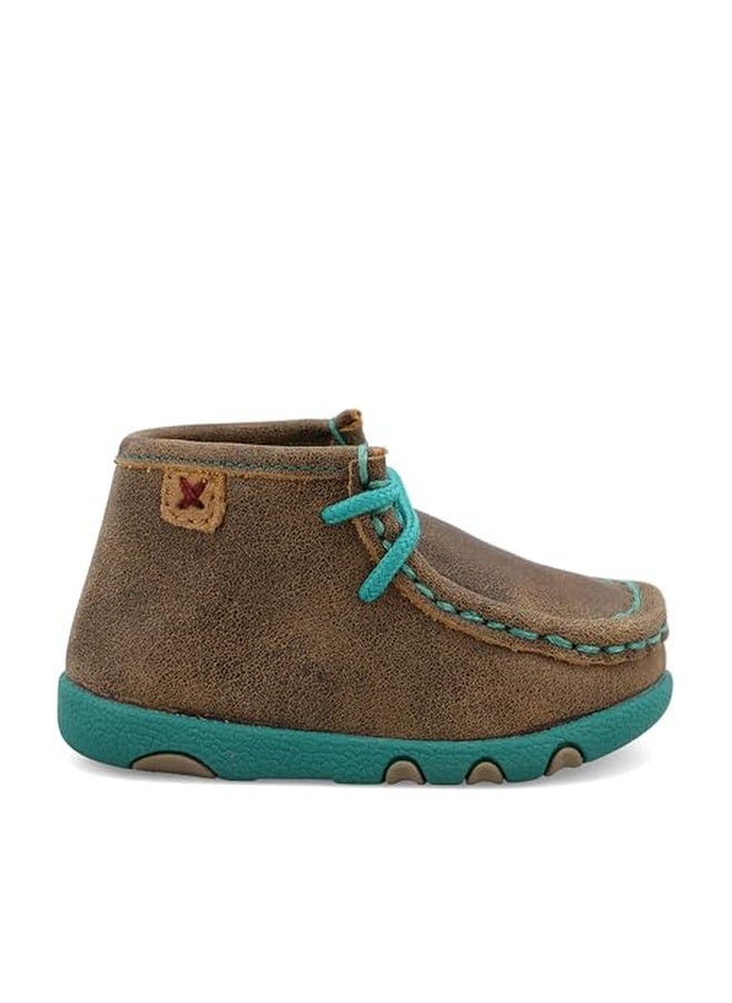 Twisted X Infant's Chukka Driving Moc, Moc Toe, Bomber & Turquoise, 7 M - Image 1