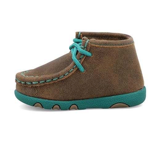 Twisted X Infant's Chukka Driving Moc, Moc Toe, Bomber & Turquoise, 7 M - Image 2