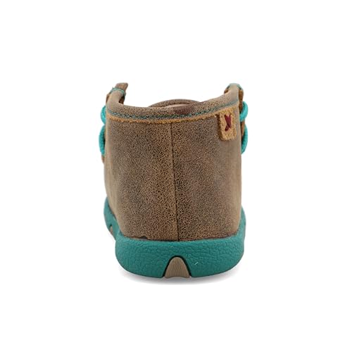 Twisted X Infant's Chukka Driving Moc, Moc Toe, Bomber & Turquoise, 7 M - Image 3