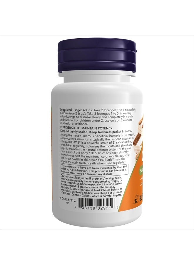 now Supplements, OralBiotic™, Developed for Adults & Children, Strain Verified, 60 Lozenges - Image 3