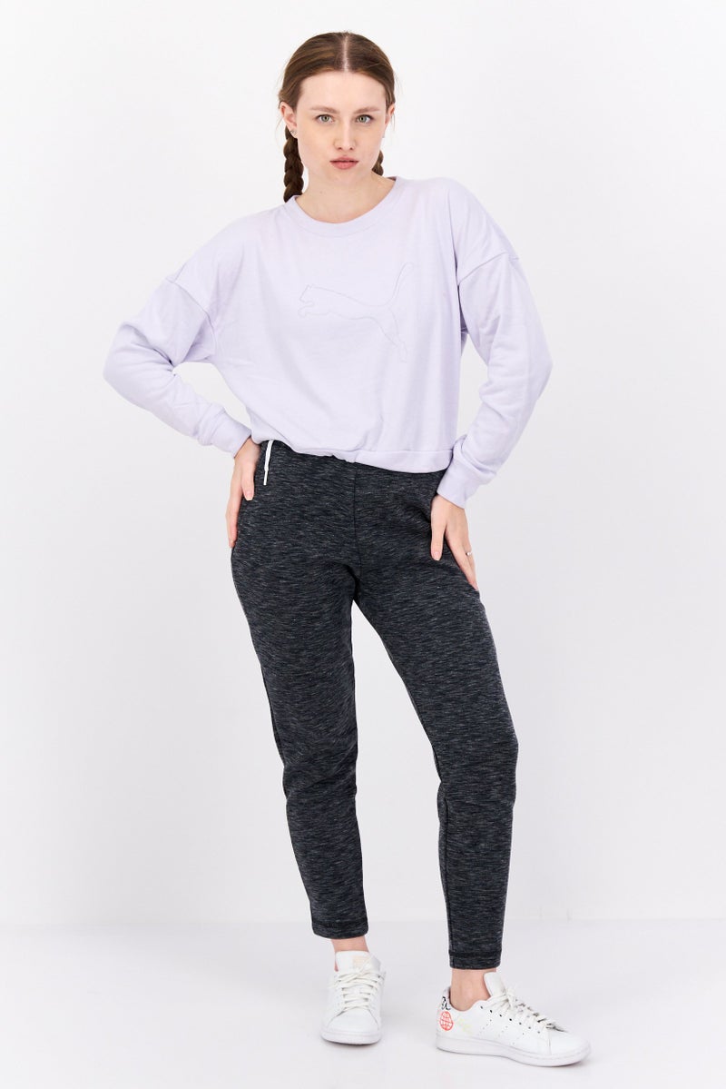 PUMA Women Sportswear Fit Training Sweatshirts, Lavender  - Image 4