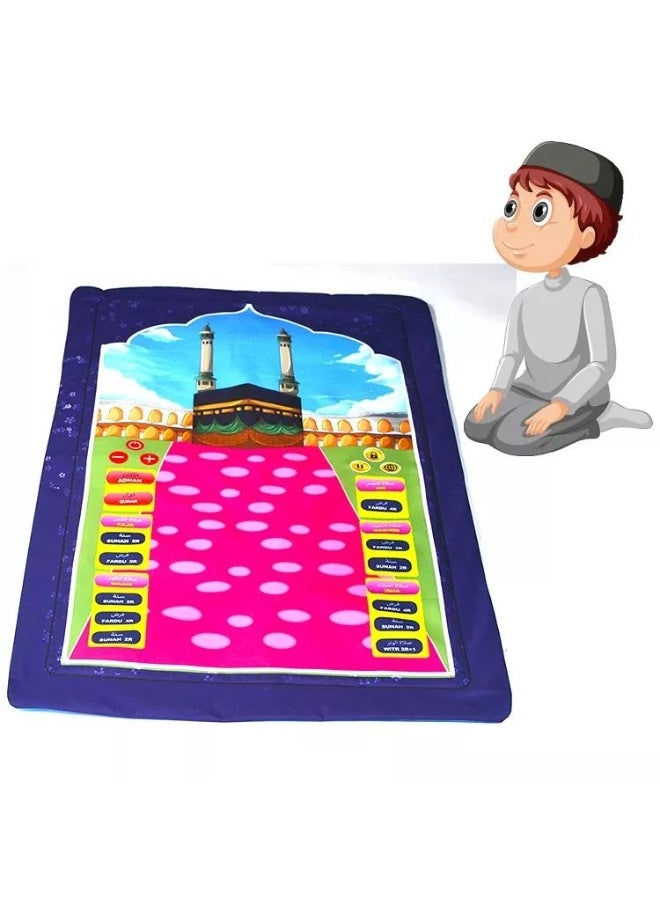 UMEOX Interactive Learning Prayer Mat for Children – Smart Salah Mat with Voice Guide & Step-by-Step Prayer - Image 5