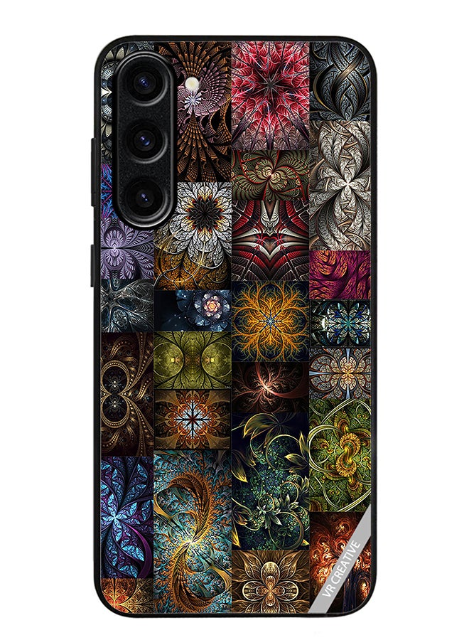 VR CREATIVE Protective Case Cover For Samsung Galaxy S24 Plus 30 Mind Blowing Pieces Of Algorithmic Fractal Art Design Multicolour - Image 1