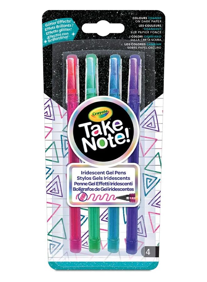 Crayola 4Ct. Iridescent Gel Pens - Image 2