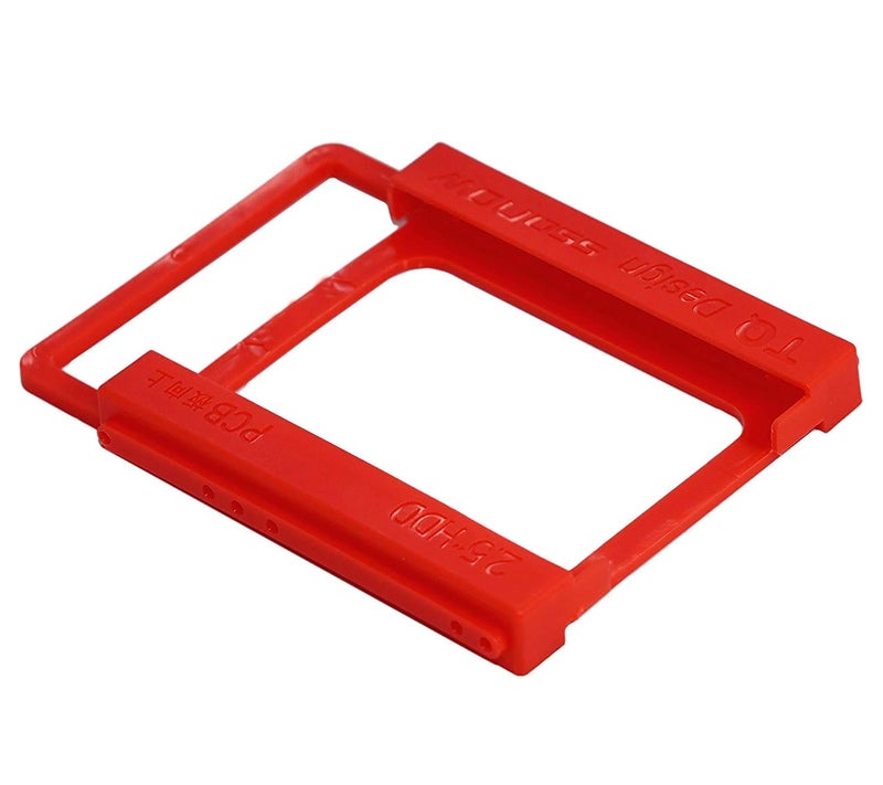 CARE CASE ® Plastic Screw Less 2.5 to 3.5 inch SSD HDD Caddy SATA Hard Disk Mounting Adapter Bracket Dock Holder. - Image 1