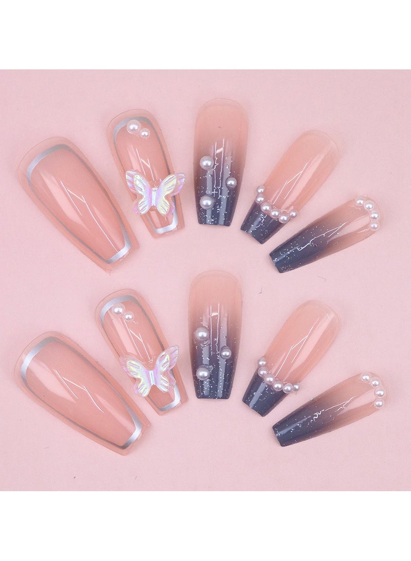 اضغط على أظافر 24 قطعة أظافر صناعية - Image 4