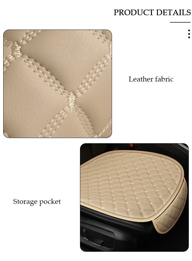 DUNISO قطعة واحدة من أغطية مقاعد السيارة الأمامية العالمية للفصول الأربعة قابلة للتنفس التلقائي، تتضمن واقي مقعد السيارة الأمامي ووسادة مقعد السيارة الخلفية متوافقة مع 95% من أغطية مقاعد السيارة للسيارات والشاحنات وسيارات الدفع الرباعي أو شاحنات النقل - Image 3