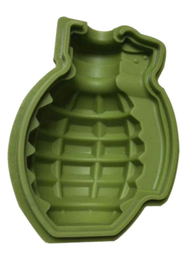 NIBEMINENT Grenade Shape Mold Green 8.5 x 5centimeter