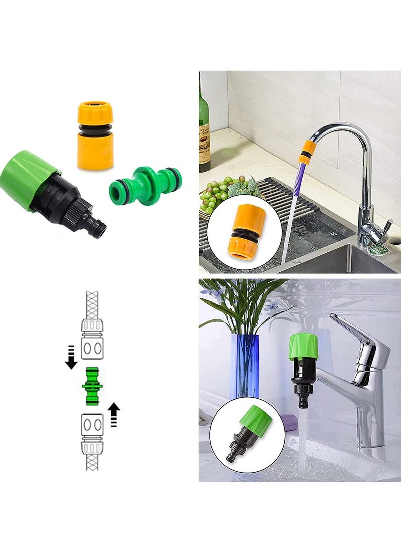 SYOSI - Mixer Tap Hose Connector, Hose to Tap Connector, Tap Hose Connectors Kitchen Taps, Hose Connector for Pipe Tap Attachment, Tap Connector for Hose pipe - Image 1