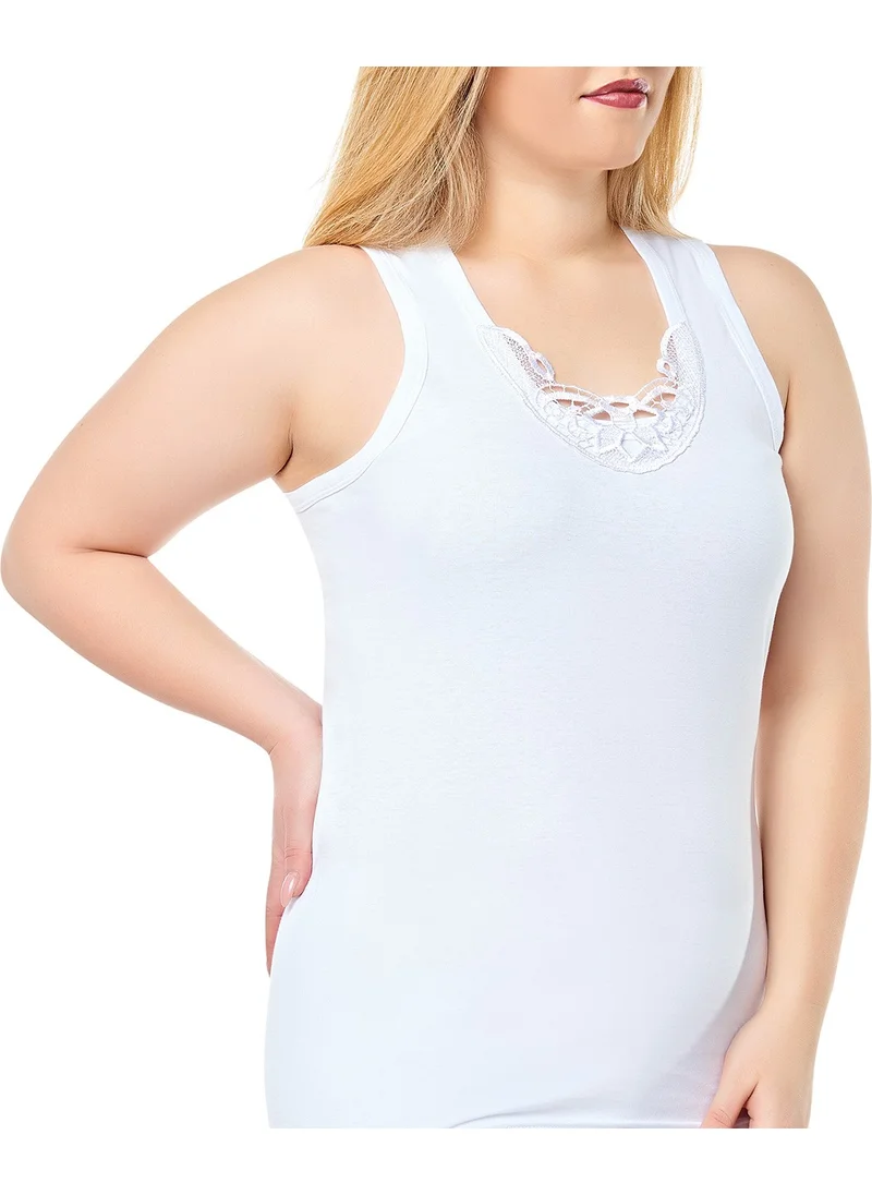 Seher Yıldızı 12 Piece Women's Wide Thick Strap Undershirt