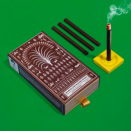 PHOOL Luxury Incense Bambooless Incense Sticks | Lemongrass Dhoop Sticks for Pooja, Meditation & Aarti | Natural Chemical-Free Smokeless Agarbatti | Free Dhoop Holder | Eco-Friendly | Pack of 27 - Image 3