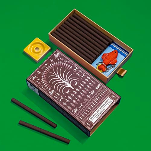 PHOOL Luxury Incense Bambooless Incense Sticks | Lemongrass Dhoop Sticks for Pooja, Meditation & Aarti | Natural Chemical-Free Smokeless Agarbatti | Free Dhoop Holder | Eco-Friendly | Pack of 27 - Image 2