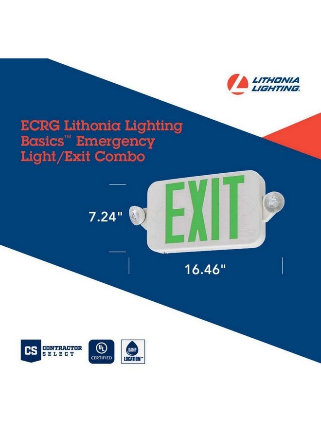 Lithonia Lighting Hardwired Integrated LED Exit Sign and Emergency Light Multicolour 7.24 x 2.05 x 16.46 Inch 269XVW  - Image 5