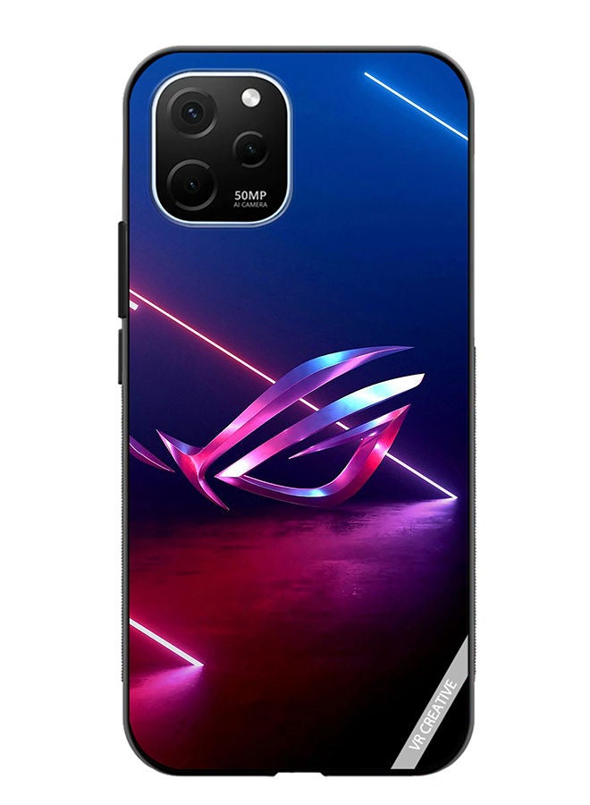 VR CREATIVE Protective Case Cover For Huawei Enjoy 50z Republic Of Gamers Logo Design Multicolour - Image 1