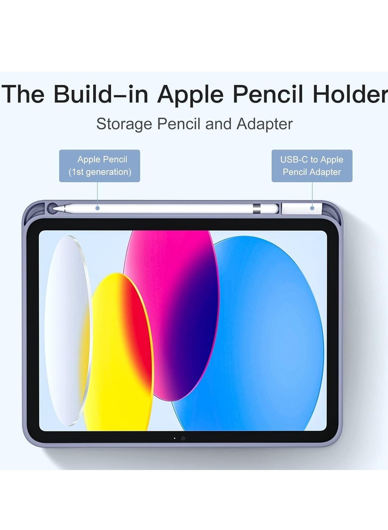 JAJEEK Compatible with iPad 10th Generation Case 10.9 Inch 2022, Slim Trifold Stand Protective Cover with Pencil Holder, Soft TPU Back, Auto Sleep/Wake Function, Lightweight, Durable, and Easy to Carry - Image 2
