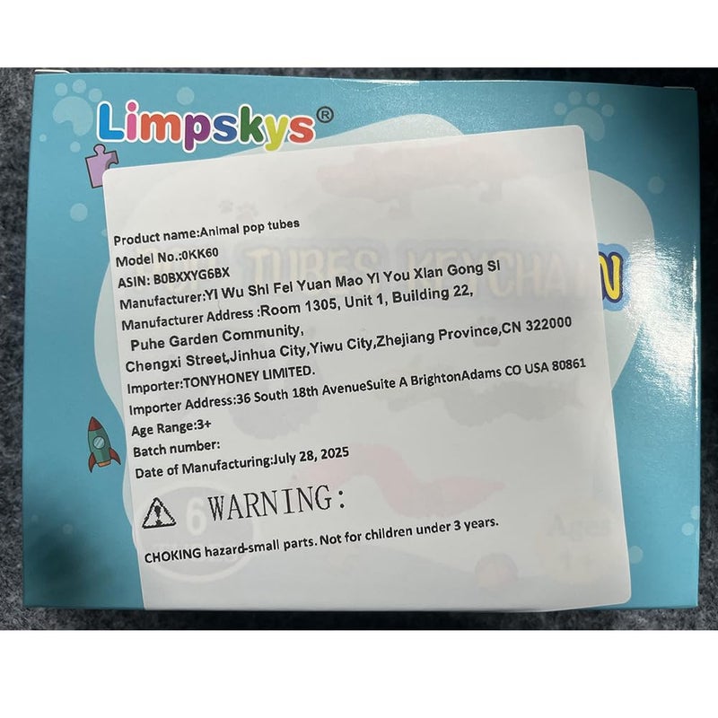 Limpskys Limskys Pop Tubes - Animal Fidget Toys, Sensory Toys for Toddlers 3-4, Party Favors for Kids 3-8 - Image 5