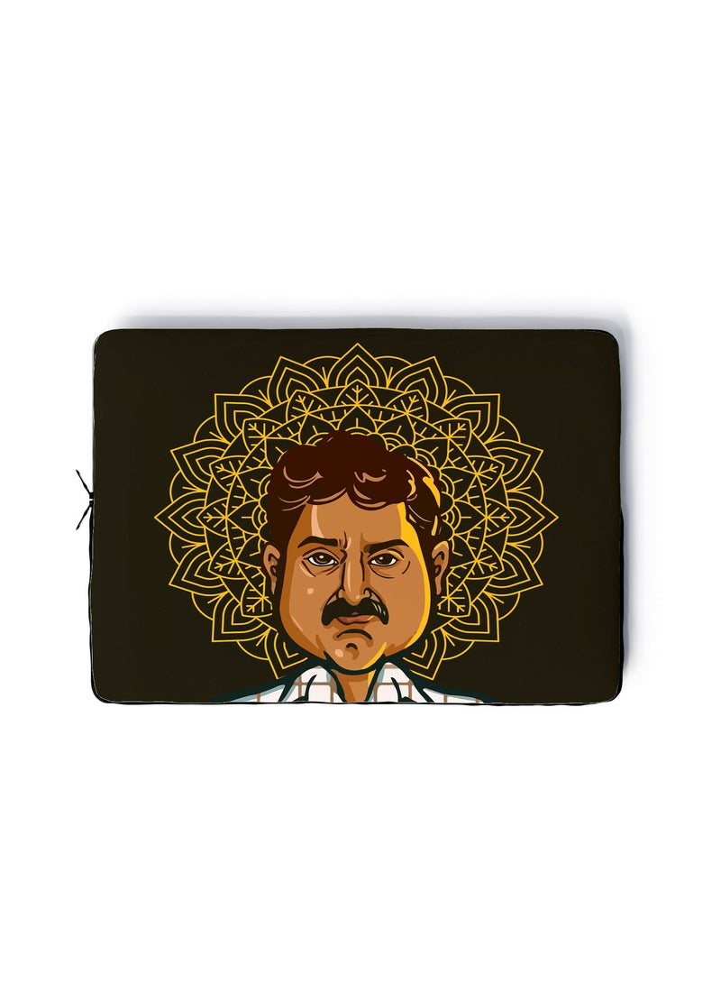 LOUD UNIVERSE Laptop Sleeve 13 inch Katekar Funny Sacred Games TV Series Netflix Tablet Sleeve - Image 1