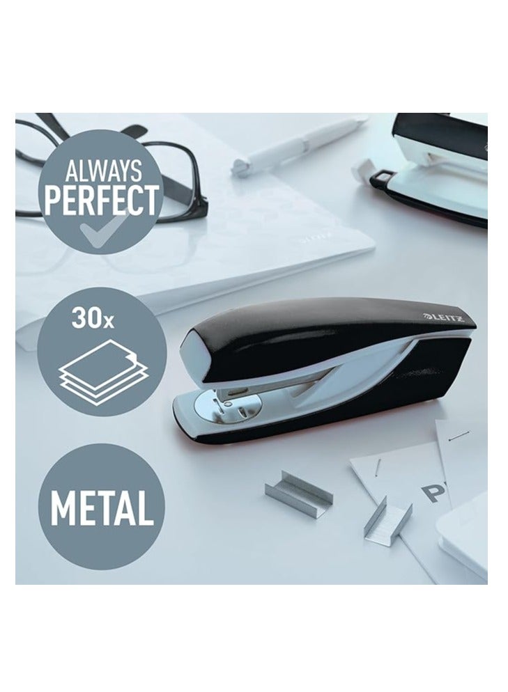 Leitz Stapler, 30 Sheet Capacity, Ergonomic Metal Body, Includes Staples, WOW Range, 5502-Green - Image 2