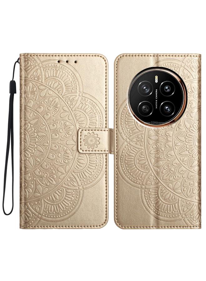 Zaboon Case For Honor Magic7 Pro Flower Embossed Leather Phone Case - Image 1