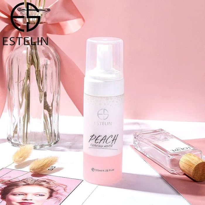 ESTELIN Peach cleansing mousse 135 ml - Image 3