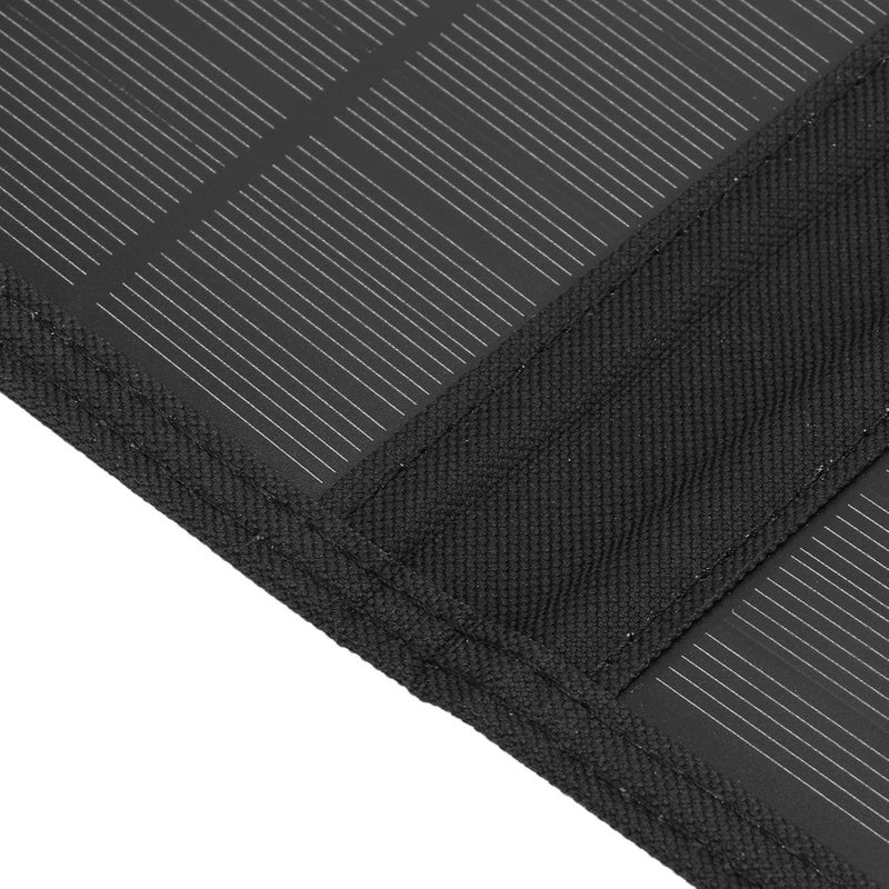 Tbest Monocrystalline Solar Panel Folding Bag, 20W Dual USB Output Charging Monocrystalline Silicon Solar Cell Power Generation Board Folding Bag for Outdoor Workers - Image 3