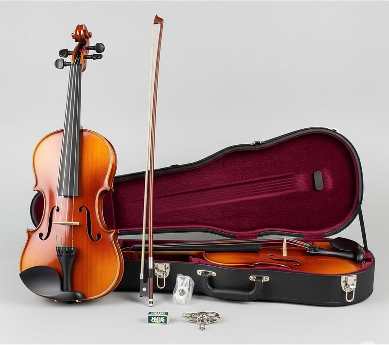 ميغاريا كمان صوتي 1/2 من ميجا اريا مع فيونكة وحقيبة - Image 3