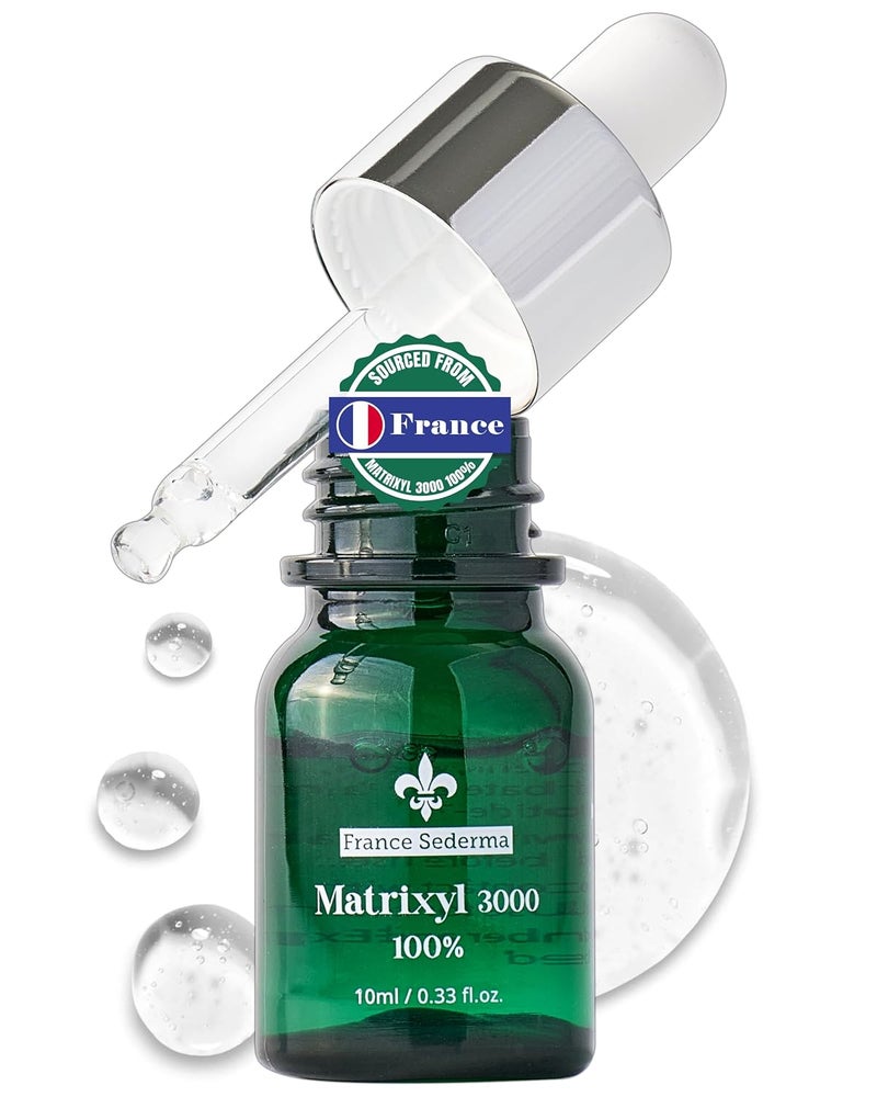 THEPURI Matrixyl 3000 100 Serum Skincare Pure Peptide Complex AntiAging Facial Ampoule from France Sederma Collagen Boosting Wrinkle Treatment Perfect for Layering DIY 033 floz 10ml - Image 1