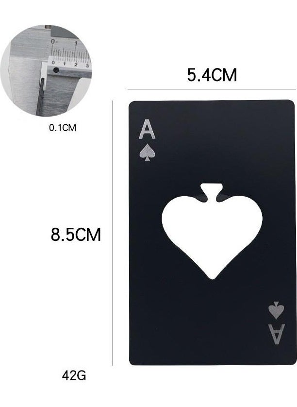 Valkyrie Ace of Poker Card Match Stainless Steel Bottle Opener  - Image 4