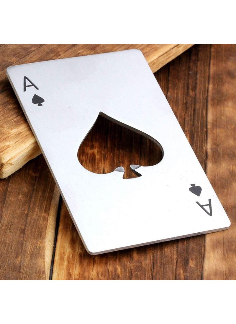 Valkyrie Ace of Poker Card Match Stainless Steel Bottle Opener  - Image 5