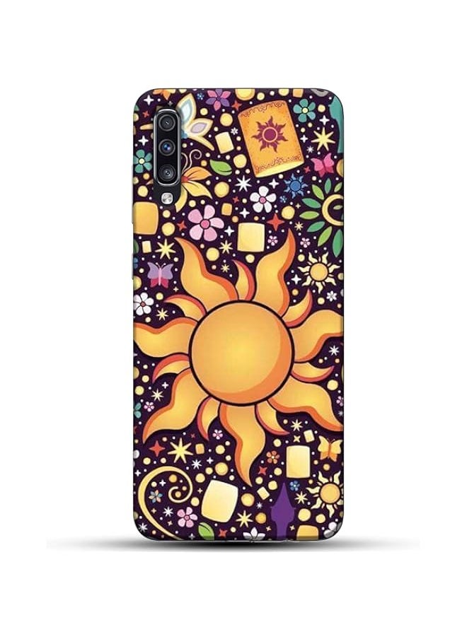 Generic - Samsung Galaxy A70 Back Cover Case | Designer Printed Hard Cases & Covers for Galaxy A70 for Girls/Women (Cute Sun Stars) - Image 1