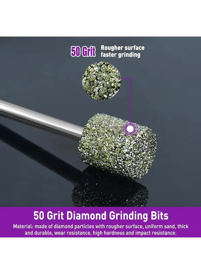 12 Pcs 3Mm Shank Milling Cutters Rhinestone Set For Carving Grinding Polishing - Image 4