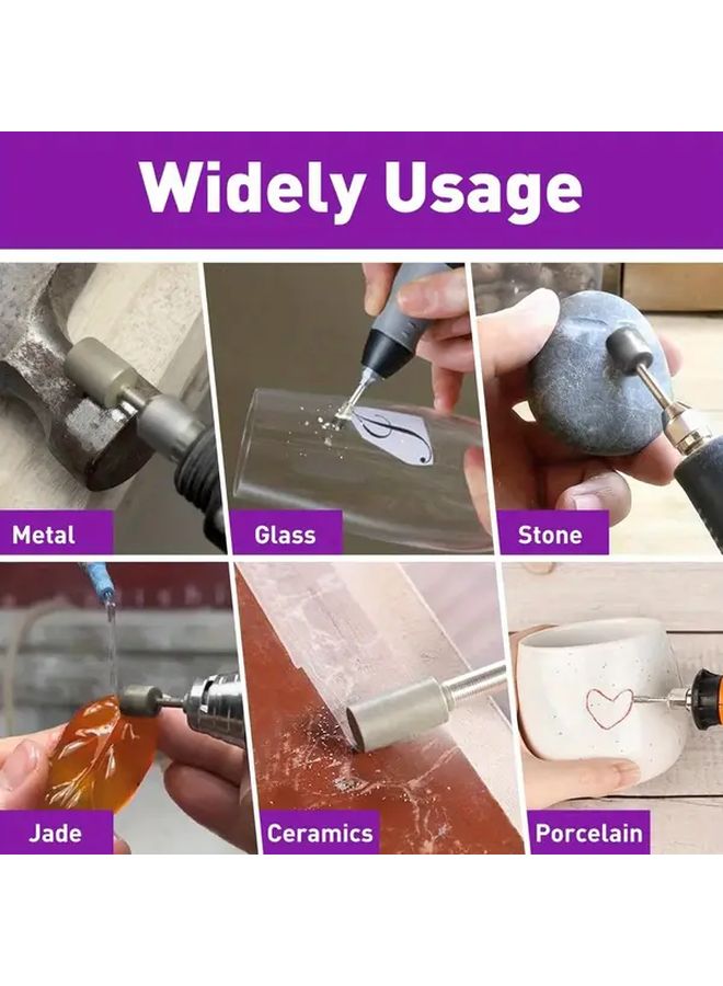 12 Pcs 3Mm Shank Milling Cutters Rhinestone Set For Carving Grinding Polishing - Image 5