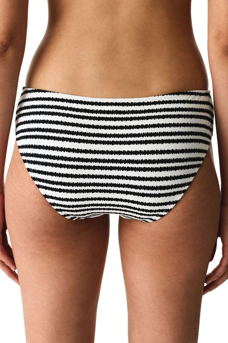 Penti PENTI Ringel Striped Textured Mid-Rise Bikini Bottom