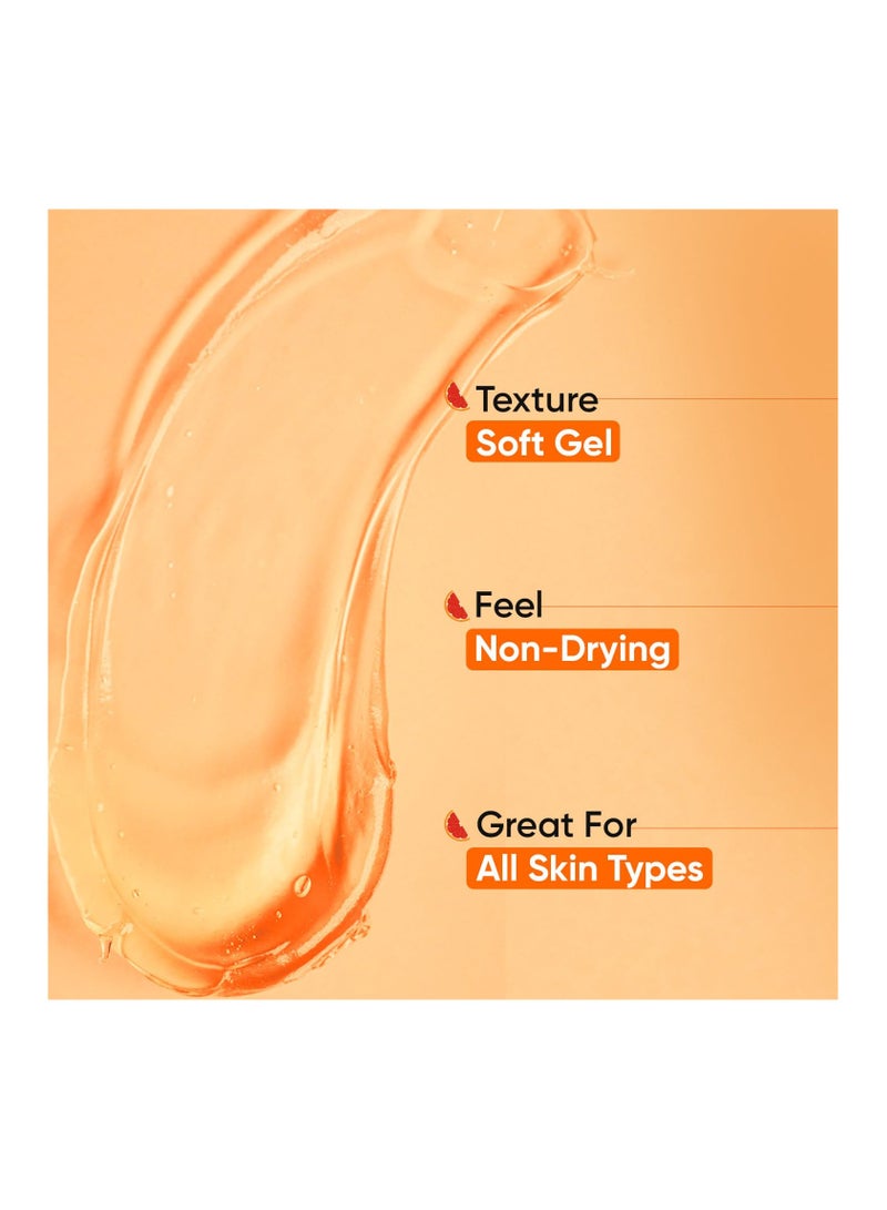 دوت آند كي غسول الوجه جل فائق اللمعان بفيتامين C + E لبشرة متوهجة ومشرقة | جميع أنواع البشرة|مع فيتامين C الثلاثي| غسول الوجه للنساء والرجال|100 مل - Image 3