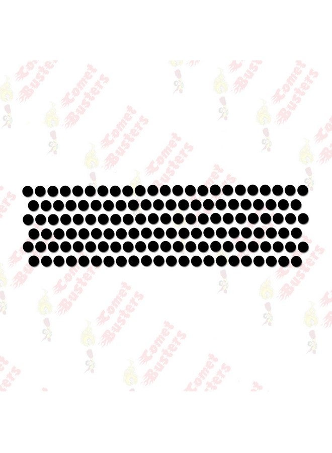 Comet Busters Beautiful Handcrafted Round Black Velvet Bindis (6 mm) (BIN2099) - Image 4