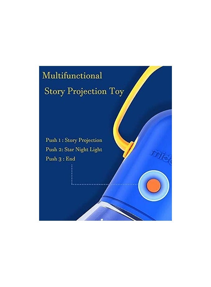 عام مشعل إسقاط قصة بضوء ليلي، قصص نوم للأطفال، فلاشلايت ألعاب إضاءة، عرض شرائح من الحيوانات، 8 أفلام خيالية مع 64 شريحة، هدية مدرسية رائعة وألعاب ممتعة يدوية. - Image 4