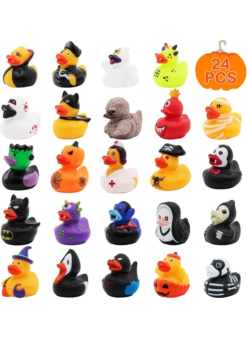 general Halloween Rubber Ducks for Jeep Ducking 24PCS Bulk Halloween Party Favors for Kids Jeep Ducks Baby Showers Favors Bath Toys Pool Floater Halloween Goodie Bag Fillers Stuffer Exchange Gifts Prizes - Image 1