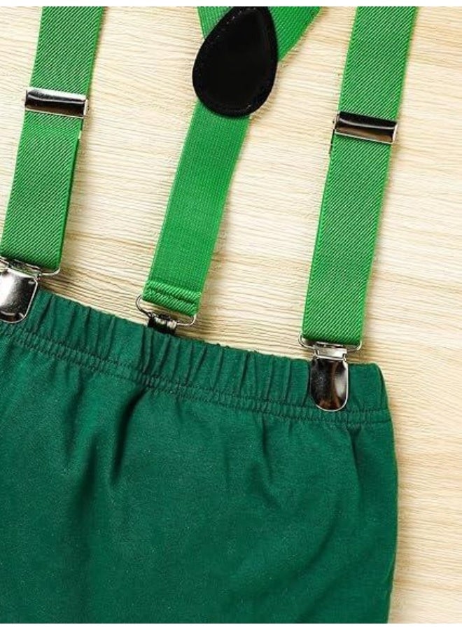 دوكو طفل ولد مضحك ملابس عيد ميلاد الرضع ولد قوس ربطة رمبر بدلة الهيكل كعكة كسر الملابس - Image 2