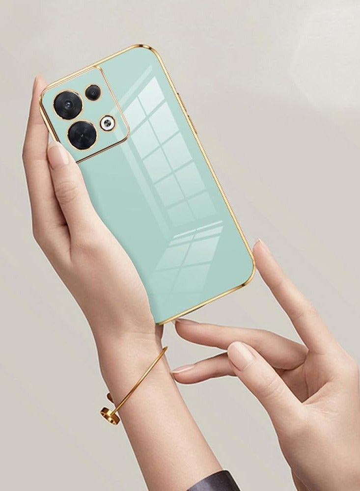 Color Fans حافظة هاتف محمول لهاتف Infinix Note 30 5G حافظة حماية مطلية باللون الذهبي والأخضر - Image 2