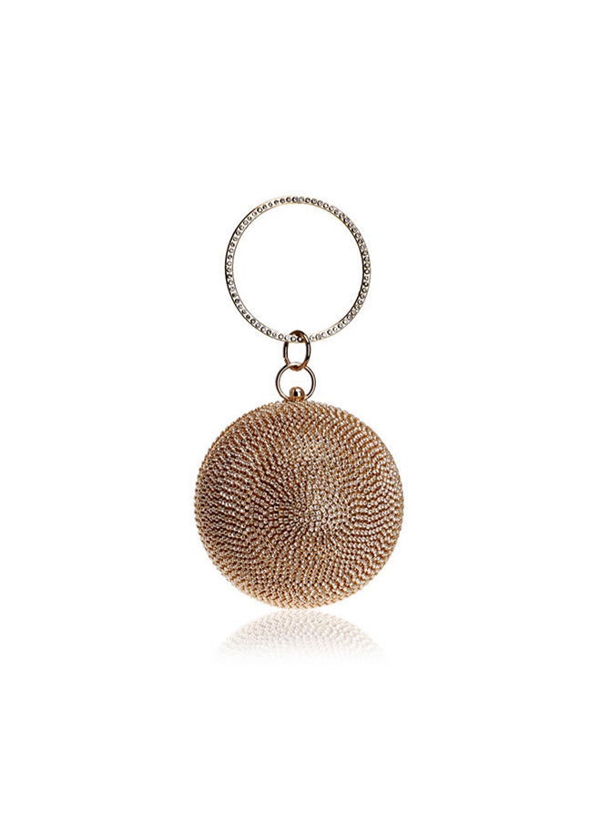 NIBEMINENT - Stone Embellished Clutch Gold - Image 1