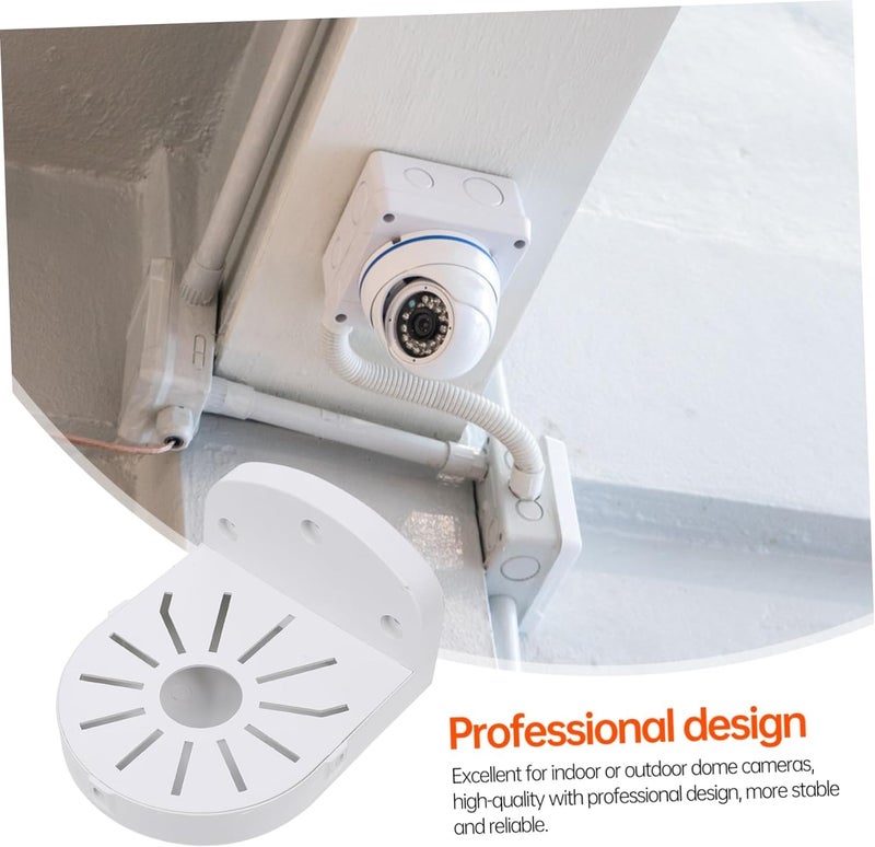 WantsGin Universal Wall Mount Bracket for Dome Security Camera, Security Camera Mounting Bracket, Aluminum Alloy Junction Box, CCTV IP Surveillance Cameras Holder - Image 3