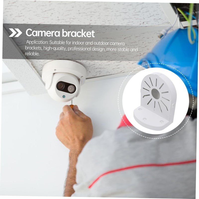 WantsGin Universal Wall Mount Bracket for Dome Security Camera, Security Camera Mounting Bracket, Aluminum Alloy Junction Box, CCTV IP Surveillance Cameras Holder - Image 2