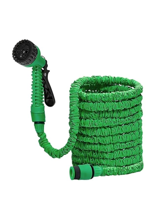 آيس خرطوم مياه قابل للتمدد مع رشاش 7 وظائف باللونين الأخضر والأسود بطول 16 إلى 49 قدمًا 7999885 - Image 1