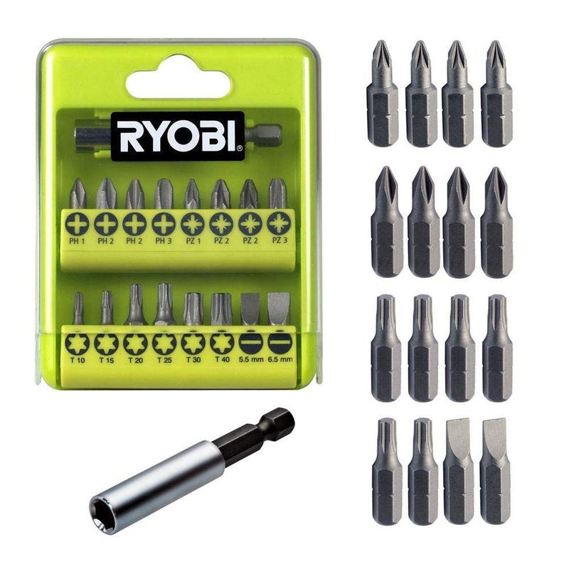 Ryobi RAK17SD Screwdriver Bit Set 17 Piece