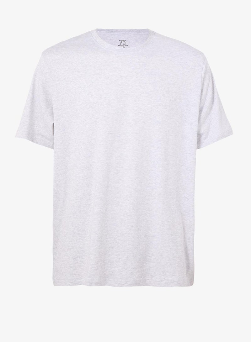 سفنتي فايف بيسيكس تيشيرت مقاس كبير بقصة عادية - Image 3