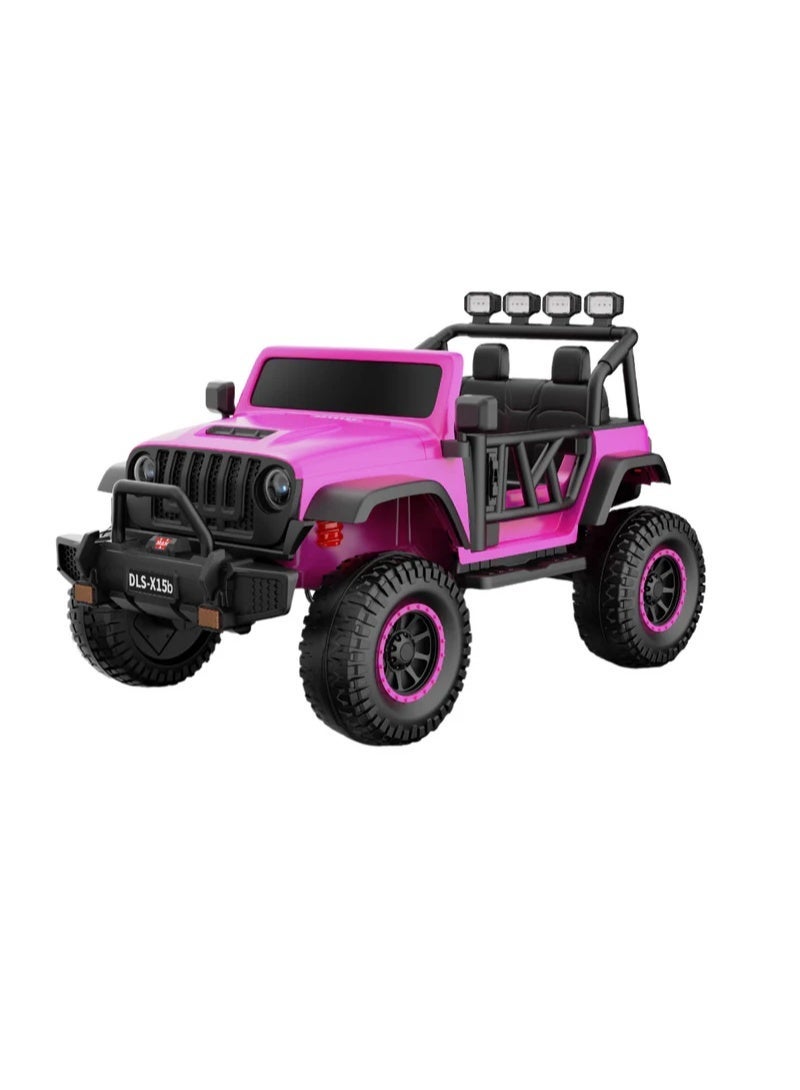 Jeep Electric Ride On Jeep 4X4 24V M4 Pink - Image 1