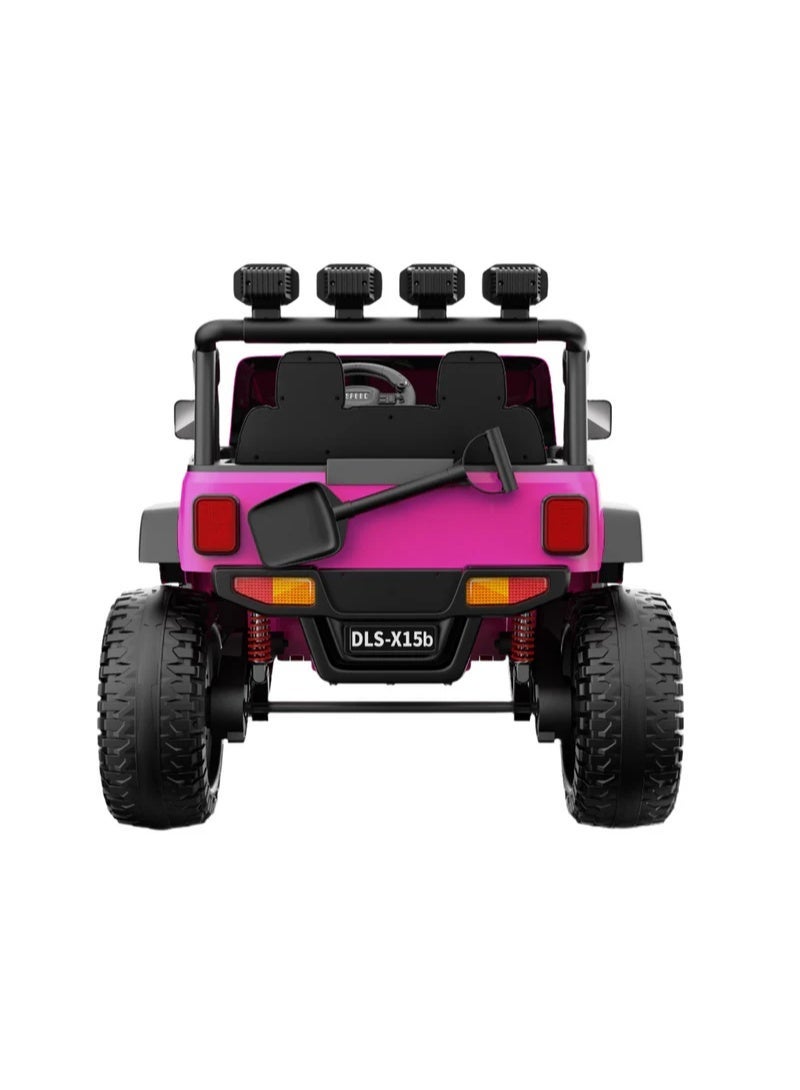 Jeep Electric Ride On Jeep 4X4 24V M4 Pink - Image 3