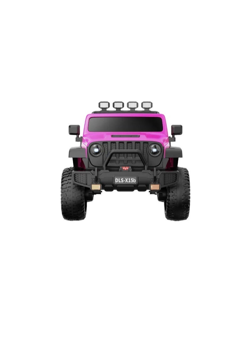 Jeep Electric Ride On Jeep 4X4 24V M4 Pink - Image 2