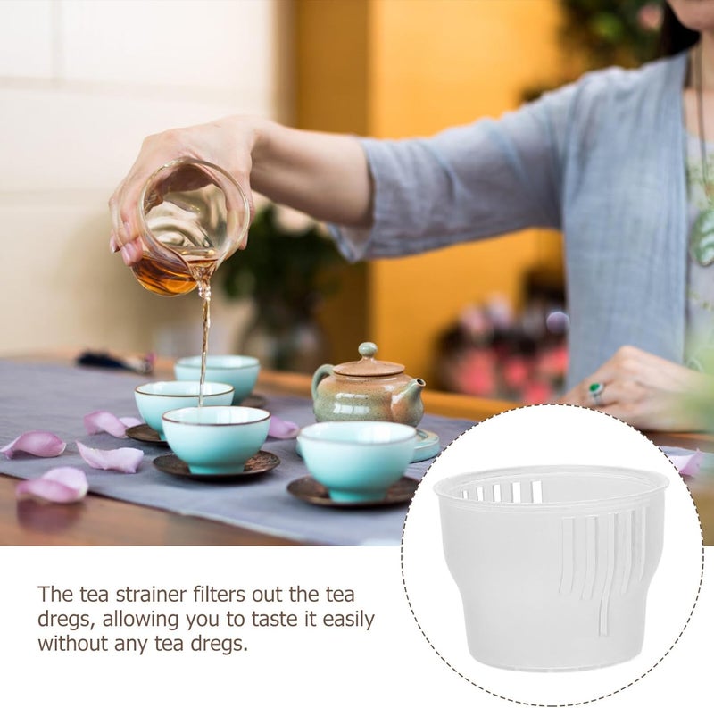 50pcs Plastic Tea Strainers Tea Brew Filters with 53mm Nozzle for Cold Brew Fruit Floral Infuser Home Kitchen Accessories - Image 3