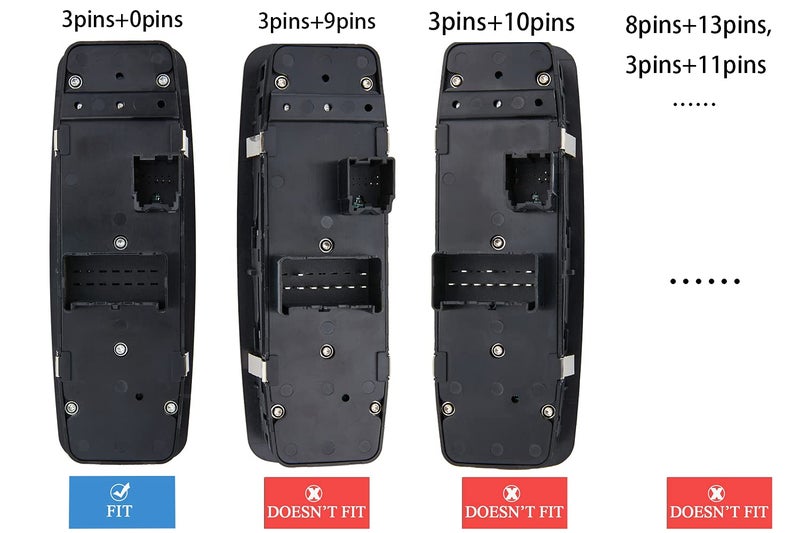 ZAPOSTS Master Power Window Switch for Dodge and Chrysler - Image 4